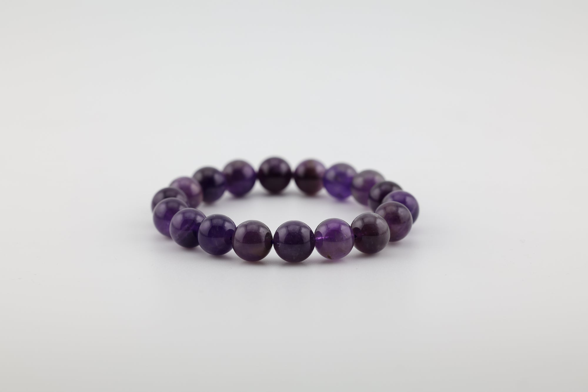 Amethyst Bead Bracelet