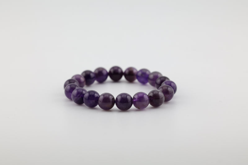Amethyst Bead Bracelet