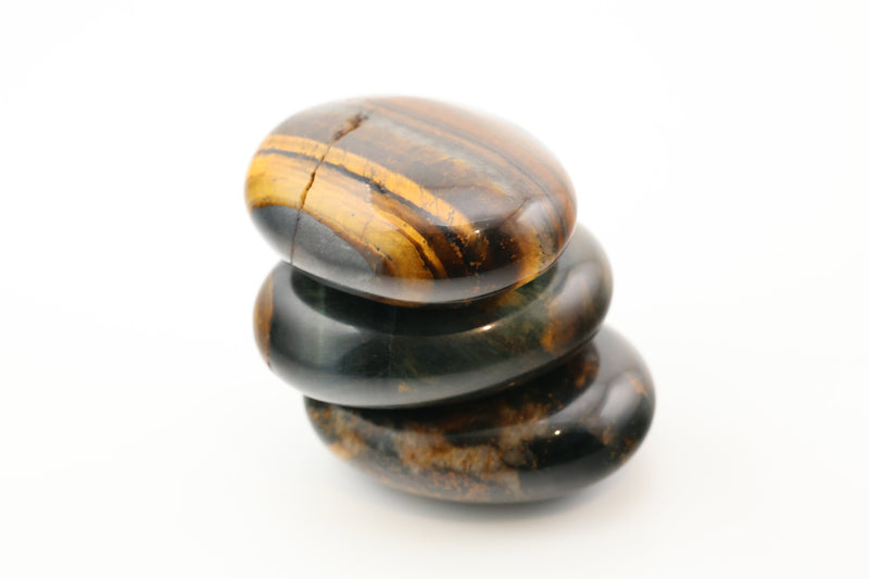 Blue Tiger’s Eye Palm Stone