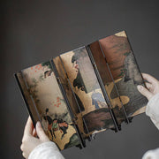 Gohobi Mini Folding Screen Tabletop Decoration Small Furnitu