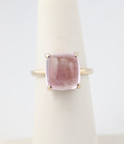 Kunzite Ring Sterling Silver