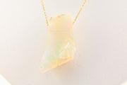 Opal Necklace on 14k Gold 16in Chain