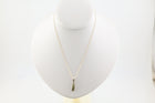 Moldavite Necklace Sterling Silver
