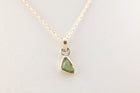 Moldavite Necklace Sterling Silver