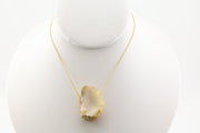 Opal Necklace on 14k Gold 16in Chain