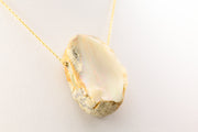 Opal Necklace on 14k Gold 16in Chain