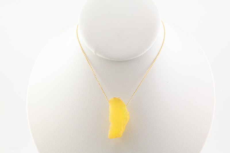 Opal Necklace on 14k Gold 16in Chain
