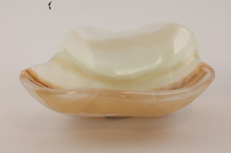 Amber Onyx Wavy Bowl Small