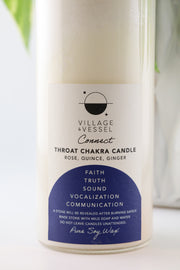 Connect - Throat Chakra Candle