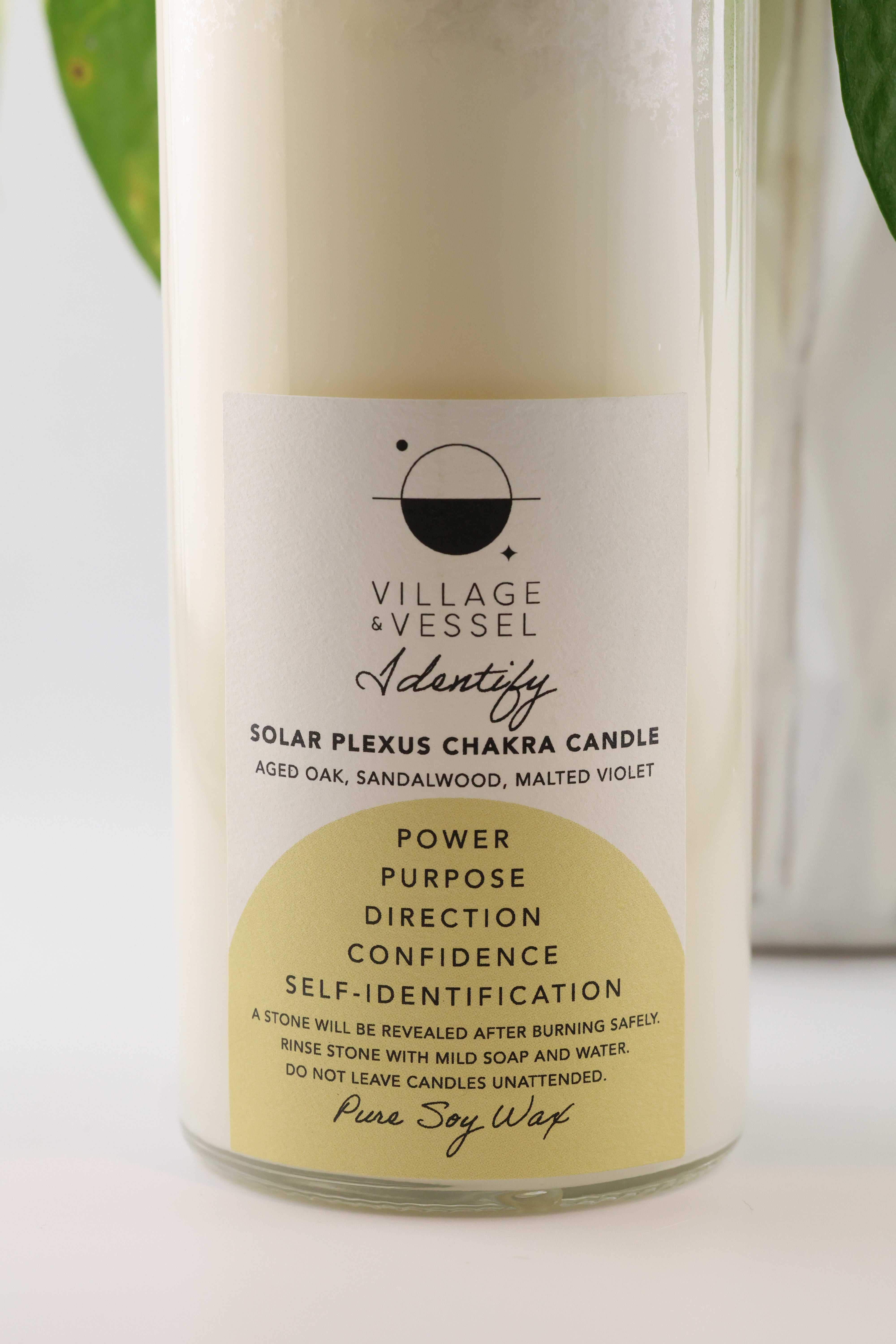 CHAKRA✧COLOR✧ガネーシャ神✧オルゴナイト Identify - Solar Plexus Chakra Candle | Village & Vessel