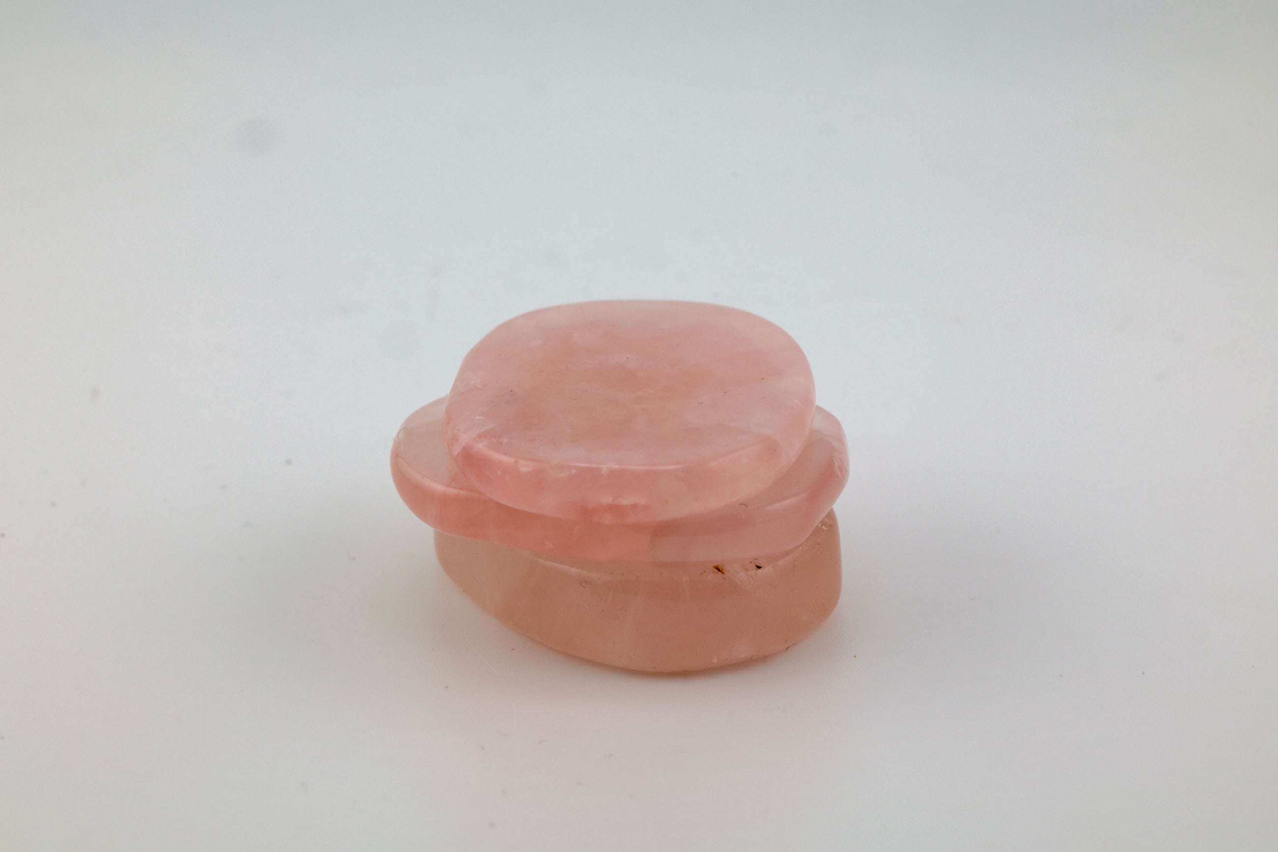 Rose Quartz Palmstone Smooth