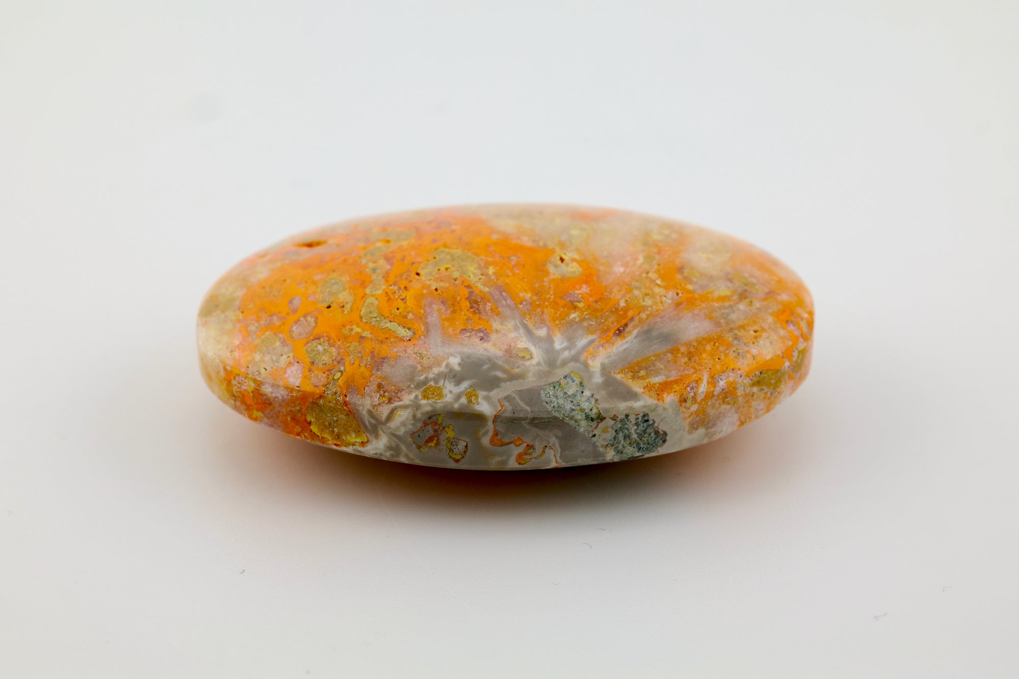 Bumblebee Jasper Palm Stone Large