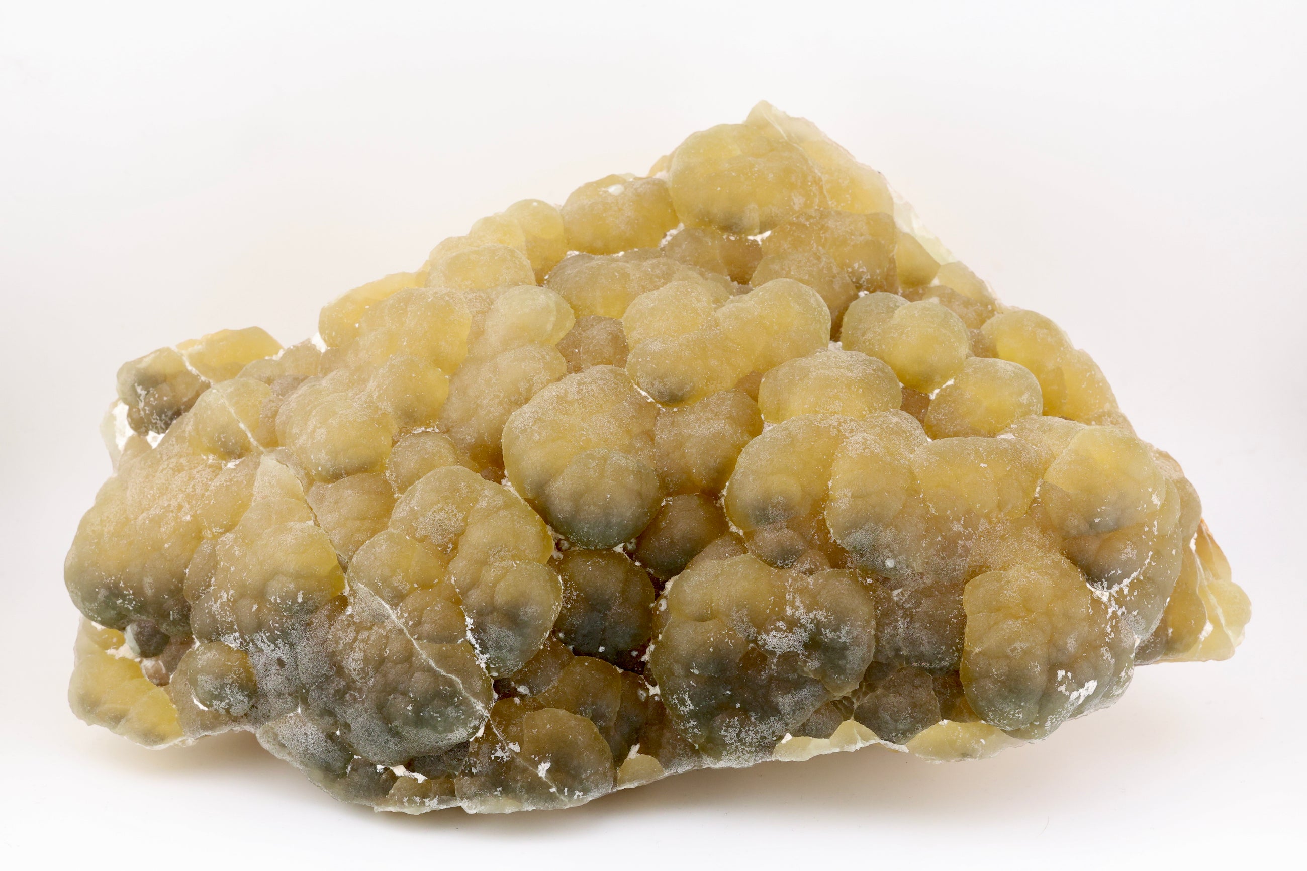 Yellow Fluorite with Navy Freeform, botryoidal