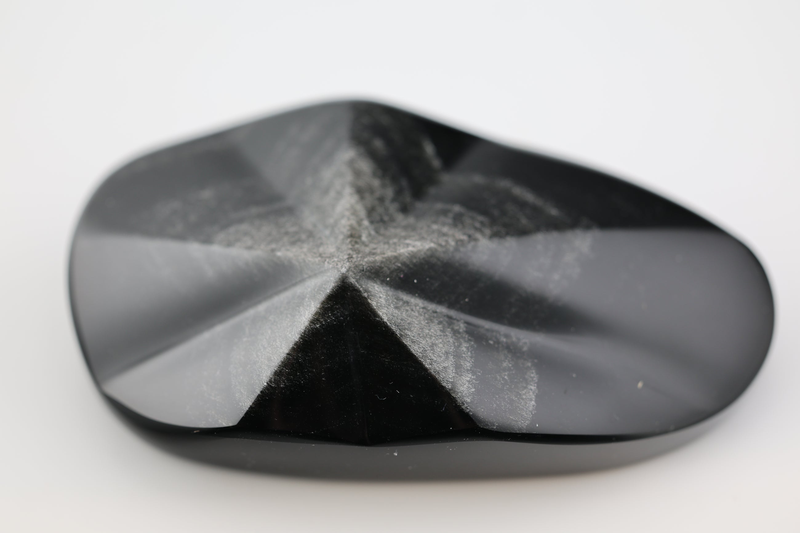 Silver Sheen Obsidian Star