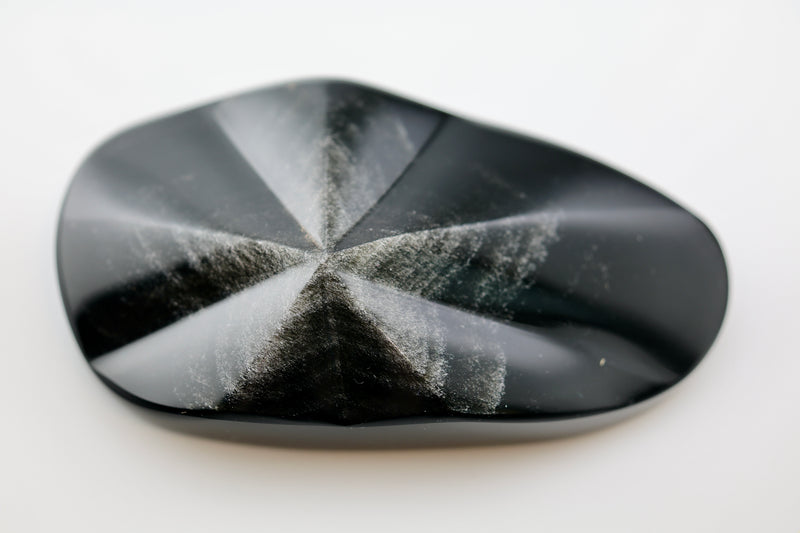 Silver Sheen Obsidian Star