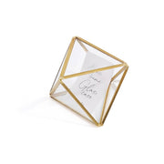 BRASS Frame Glass Case Sowable