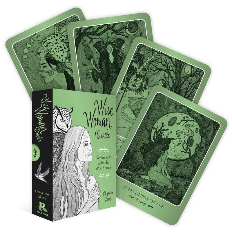 Wise Woman Oracle by Cheyenne Zárate: Flashcards; 128 pages, English