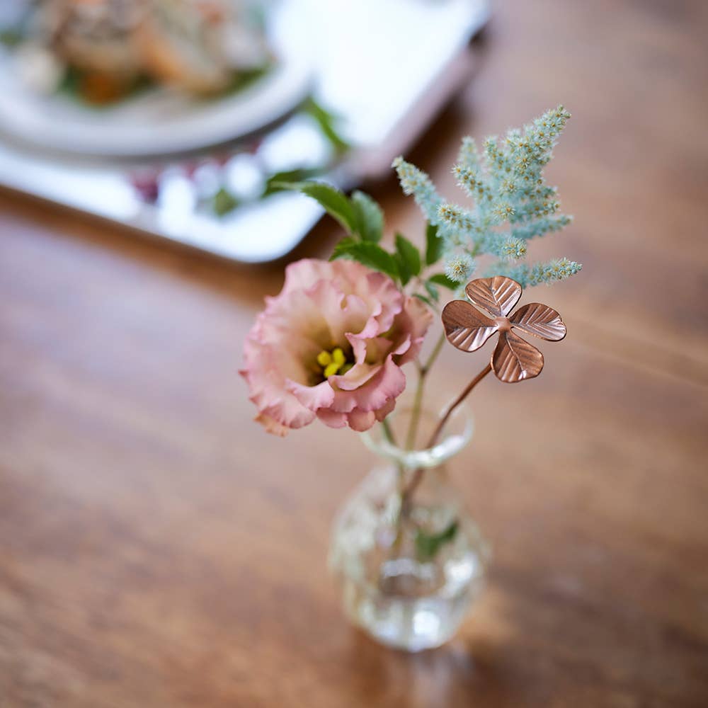 Copper Life Stick – Water Clover Design for Fresh Blooms
