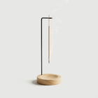 Kanso Suspended Incense Holder: Dark Wood