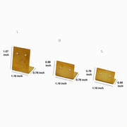 Brass Earring Holder Plate – Minimal Jewelry Display: Small