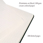 A5 Hardcover Journal | Lined or Dotted Notebook | 11 Colors : Black / Lined