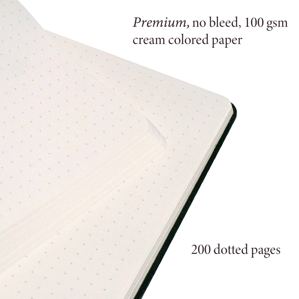 A5 Hardcover Journal | Lined or Dotted Notebook | 11 Colors : Black / Lined
