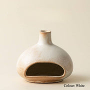 Gohobi Little Puff Ceramic Aromatherapy Fireplace Burner: Black