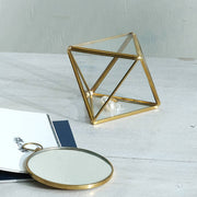 BRASS Frame Glass Case Sowable