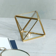 BRASS Frame Glass Case Sowable