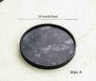 Gohobi Wabi-Sabi Stone Panel Tea Tray: Style D